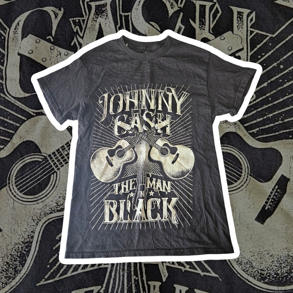Ash Johnny Cash Graphic Gray T-Shirt